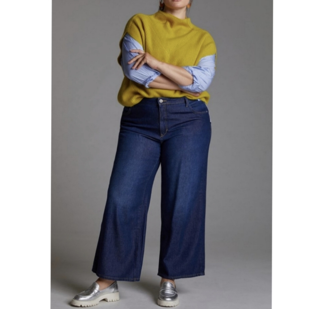 Pilcro The Annie Wide-Leg Jeans Sz 26W Plus